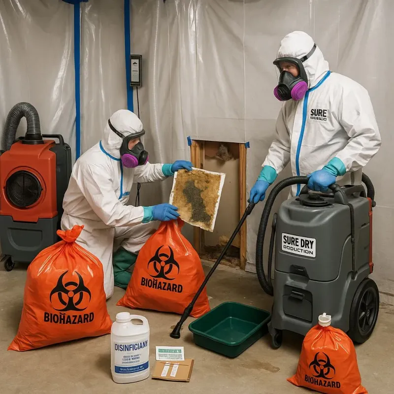 Contaminated Water Handling Protocols process in Coloma, MI