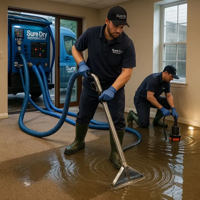 Water Extraction and Removal process in Coloma, MI